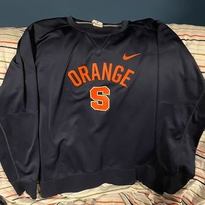 Syracuse Football Team-issued Nike Therma-fit crew neck sweatshirt